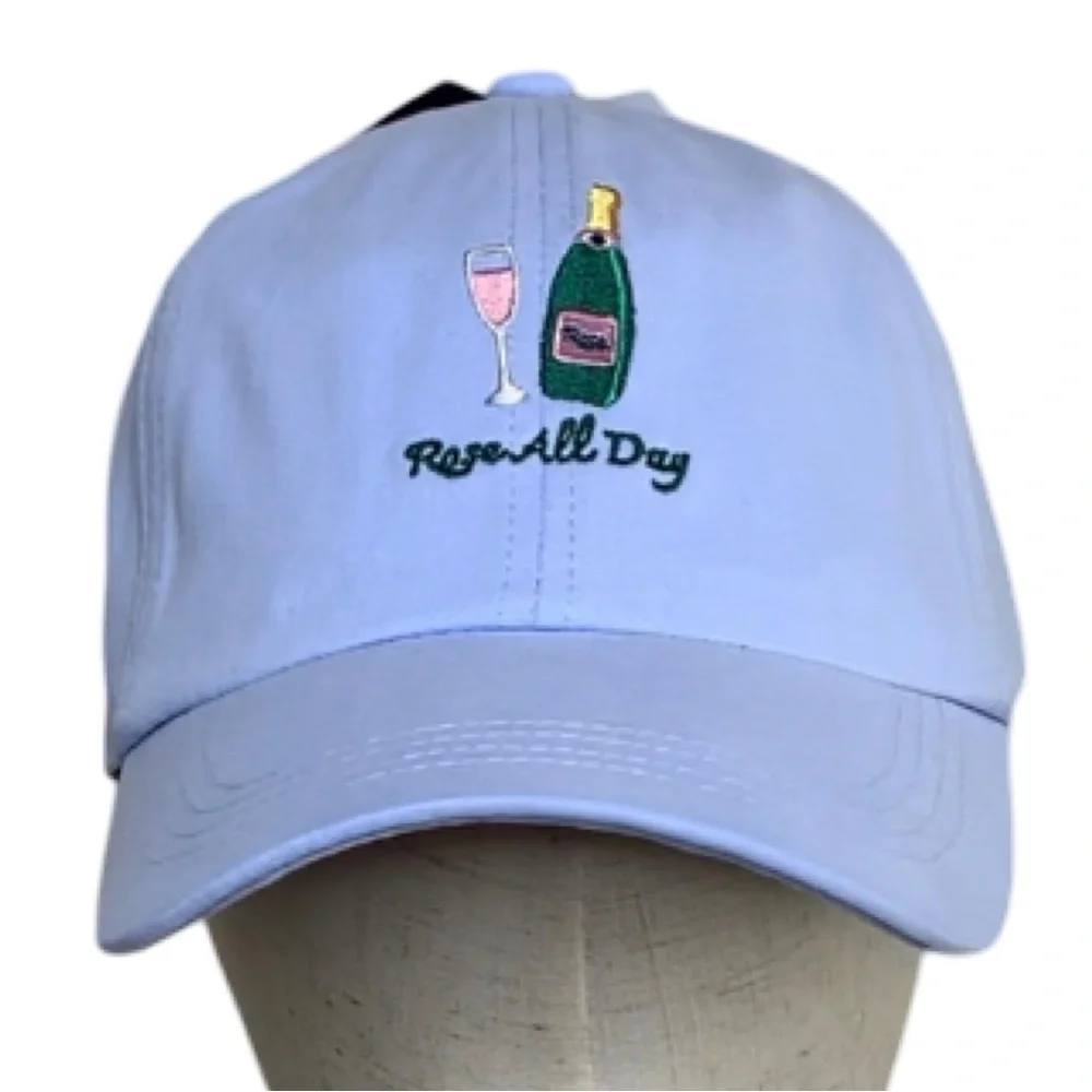 New David and Young Blue Rose All Day Embroidered Baseball Cap Hat